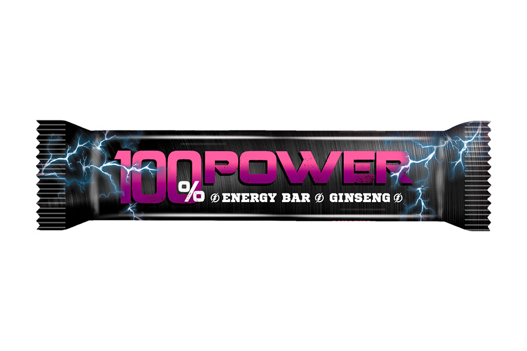 100% POWER енергиен бар с женшен 40г
