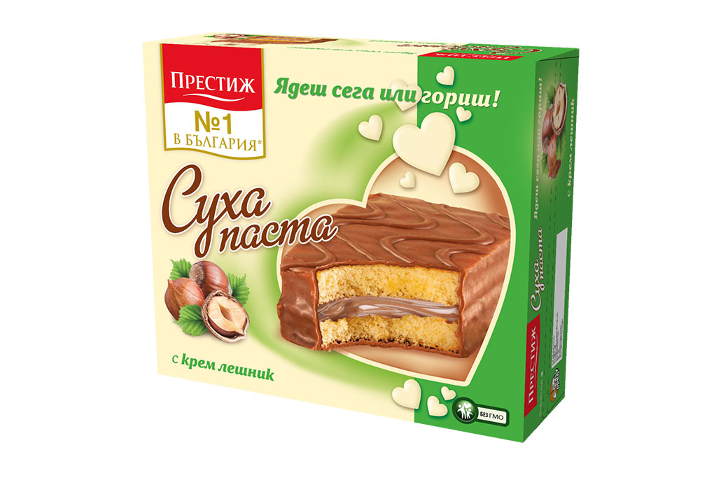ПРЕСТИЖ суха паста Лешник - кутия
