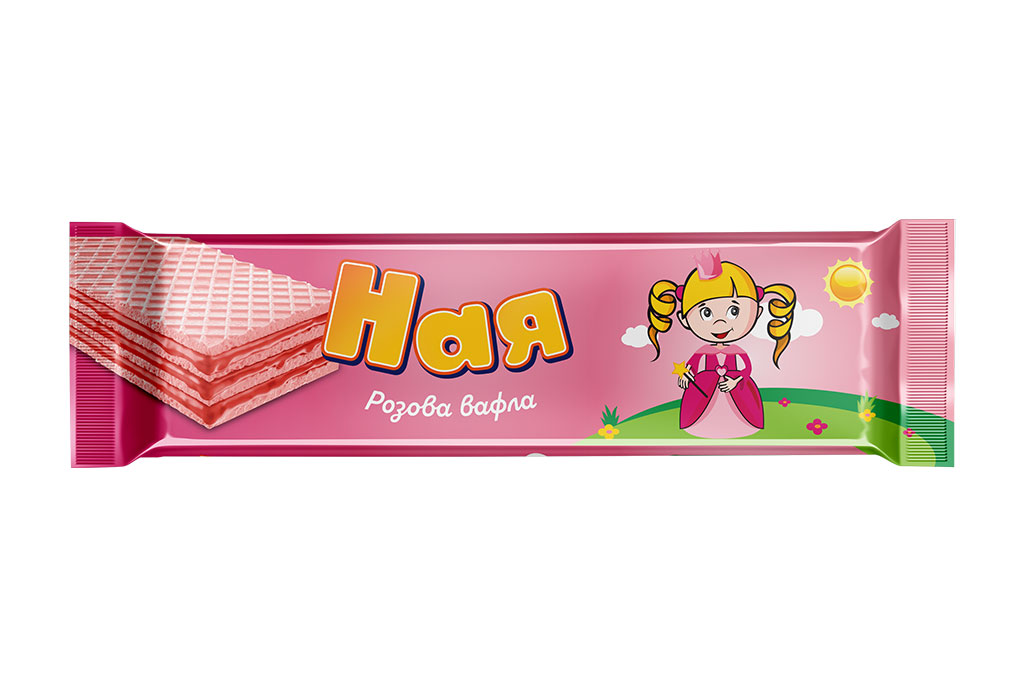 НАЯ Розова вафла 27г НВ